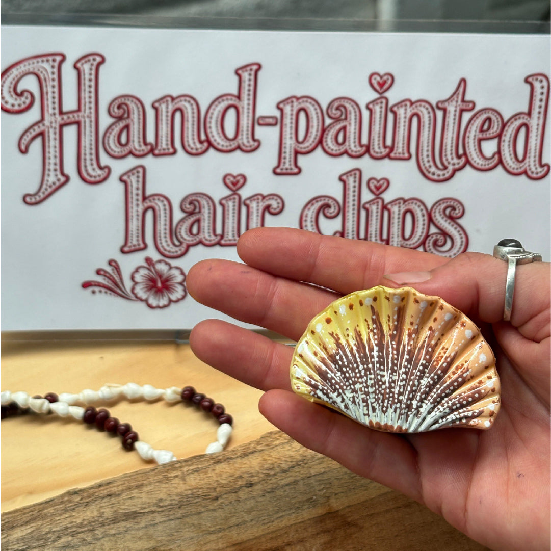 Hand-painted Hair Clip (Small)
