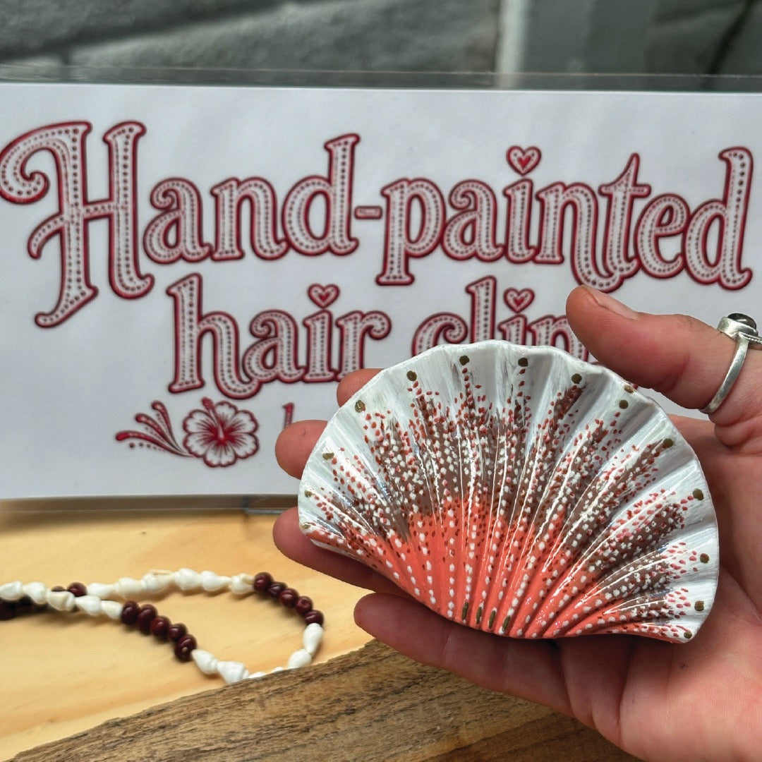 Hand-painted Hair Clip (Large)