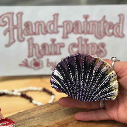 Hand-painted Hair Clip (Large)
