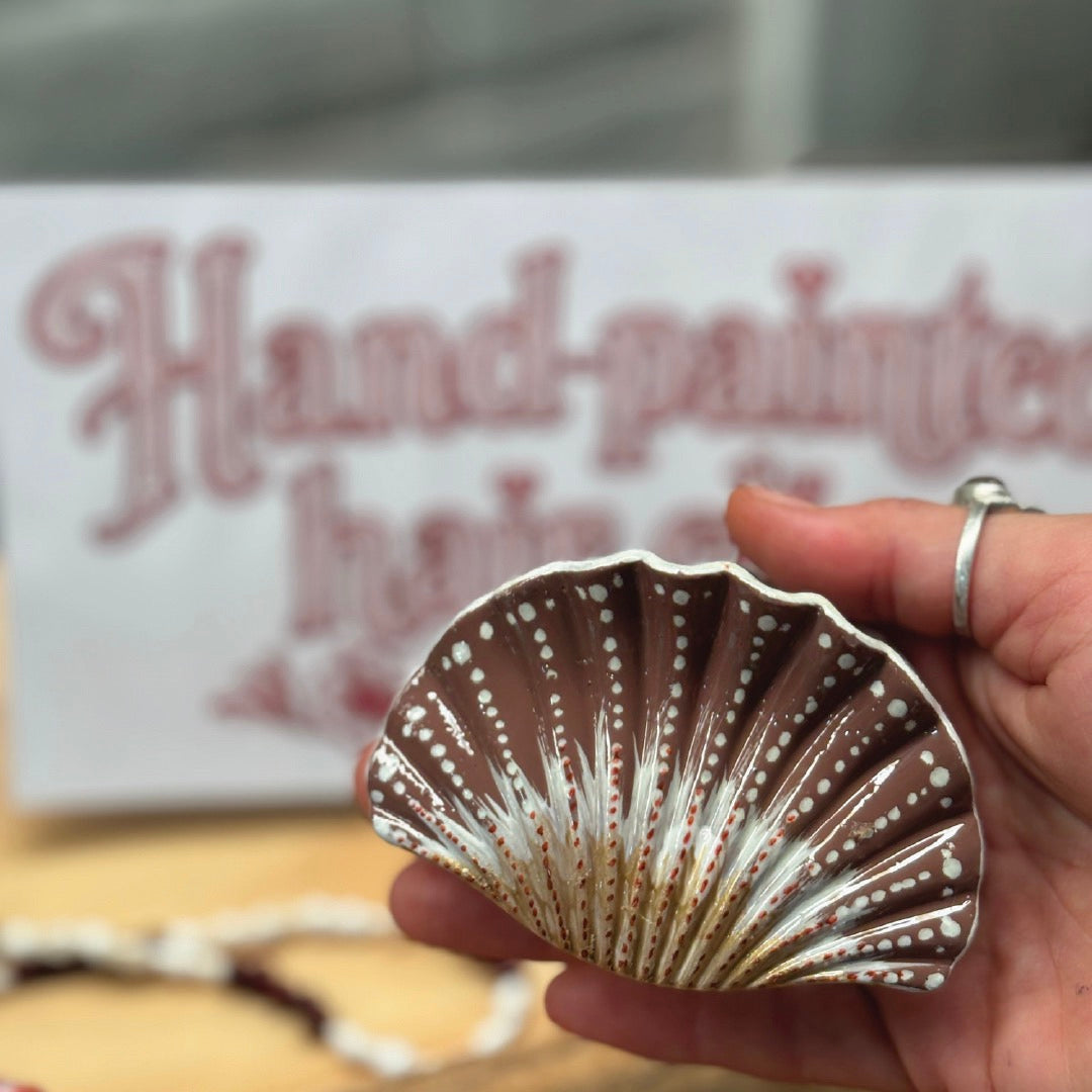 Hand-painted Hair Clip (Medium)