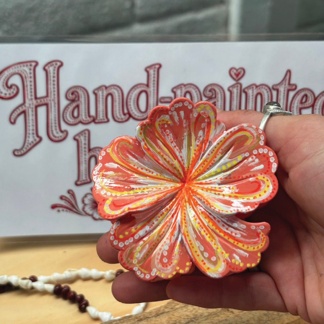 Hand-painted Hair Clip (Medium)