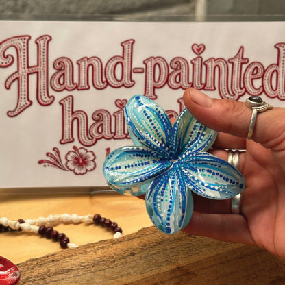 Hand-painted Hair Clip (Medium)