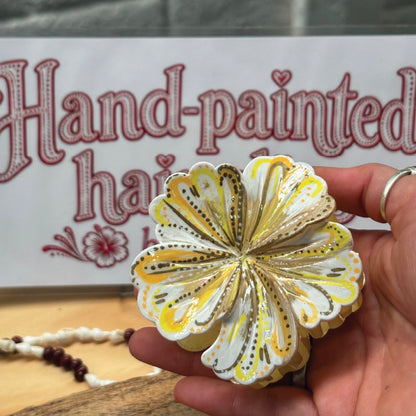 Hand-painted Hair Clip (Medium)
