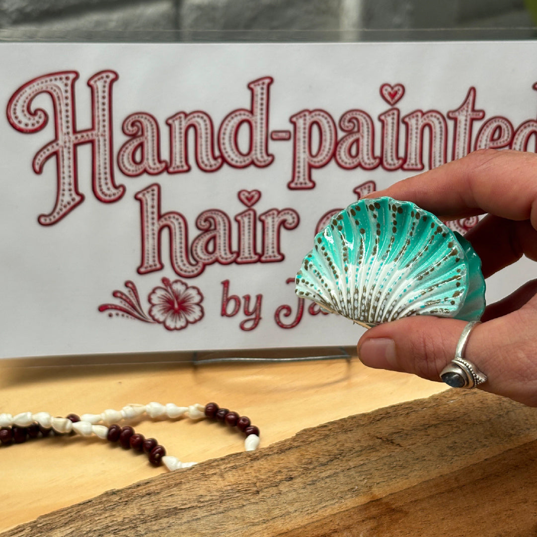 Hand-painted Hair Clip (Small)