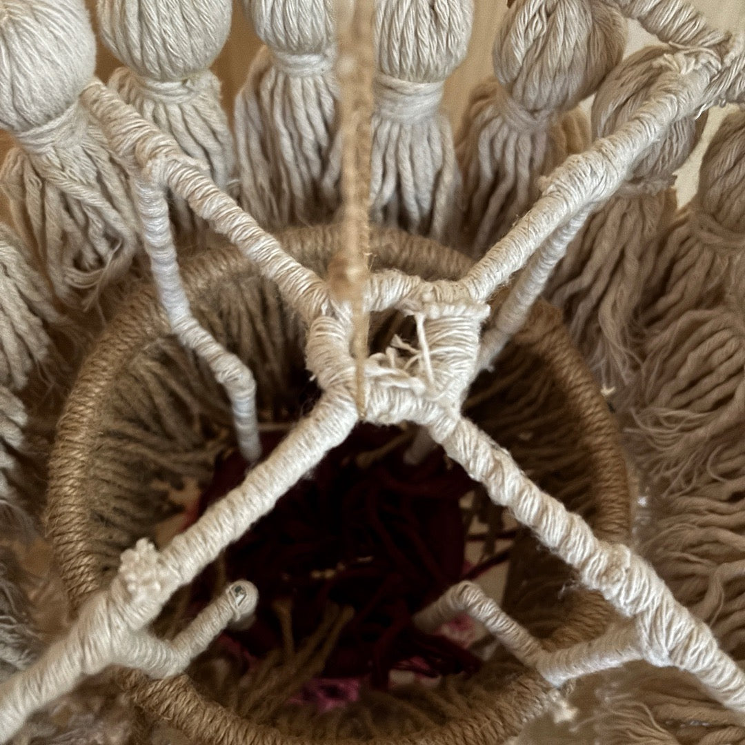 Handmade Pompom Lampshade
