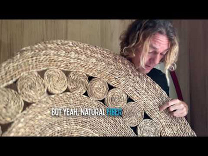 Handwoven Natural Fiber Rug